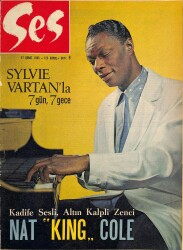Ses Dergisi 27 Şubat 1963 - Sylvie Vartan, Nat King Cole, Rock Hudson, Glenn Ford NDR84939 - Gökçekoleksiyon