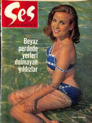 Ses Dergisi 28 Ağustos 1965 Sayı 35 - Beyaz Perdede Yerleri Dolmayan Yıldızlar Marilyn Monroe, Kay Kendall, Tyrone Power - Liz Taylor, Zeki Müren NDR81920 - 1