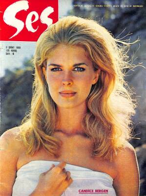 Ses Dergisi 3 Şubat 1968 Sayı 6 - Kapak Candice Bergen, Anthony Quinn, Anna Karina, Michael Caine, William Holden, Özdemir Erdoğan Kendini Anlatıyor, Brigitte Bardot NDR81397 - 1