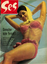 SES DERGİSİ - 4 TEMMUZ 1964 - SAYI 28 - KAPAK ELAINE DALMEIDA, LEYLA SAYAR, ŞERİF YÜZBAŞIOĞLU, MİNİ POSTER ROD TAYLOR NDR78709 - Gökçekoleksiyon