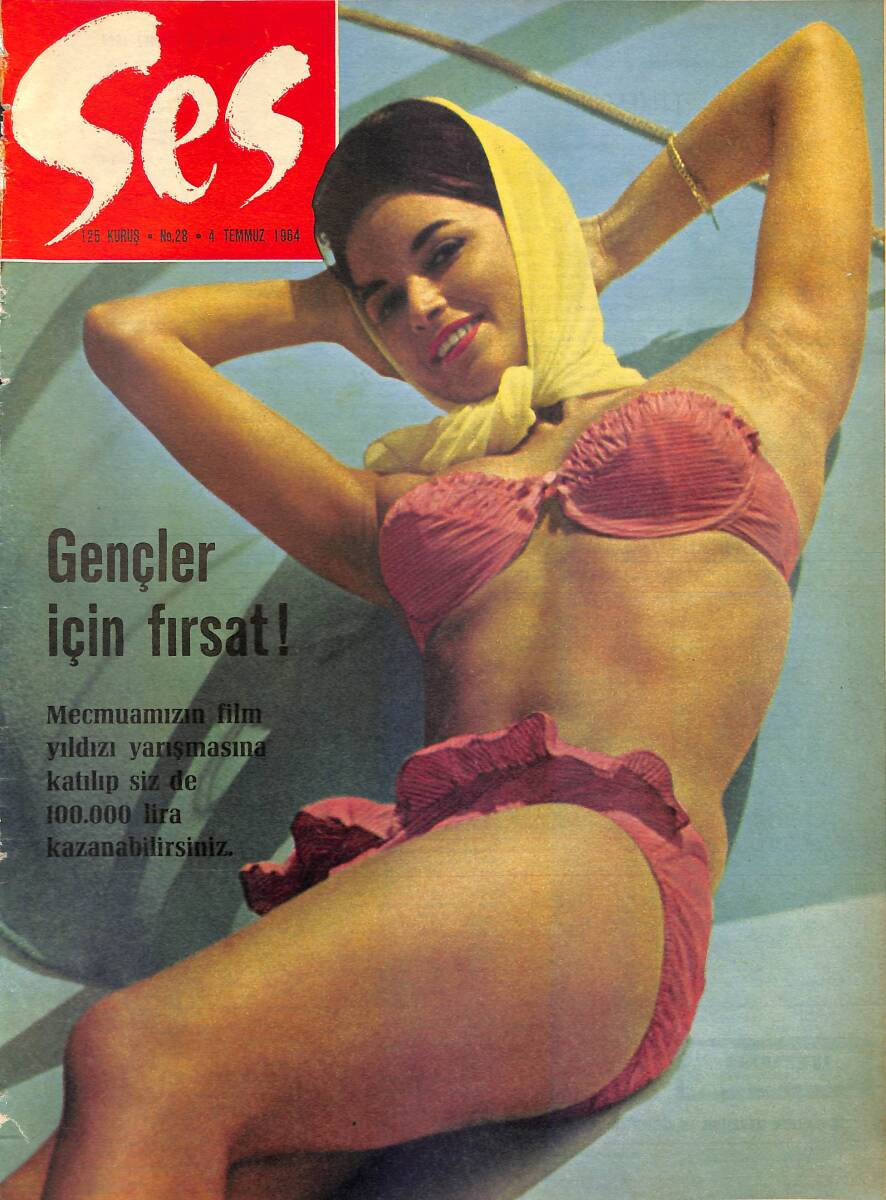 Ses Dergisi 4 Temmuz 1964 Sayı : 28 - Rod Taylor Poster NDR90794 - 1