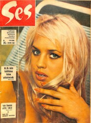 Ses Dergisi 5 Mayıs 1962 Sayı:24 - Brigitte Bardot - Münir Özkul NDR90566 - Gökçekoleksiyon