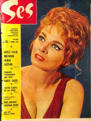 Ses Dergisi 7 Temmuz 1962 - Scilla Gabel, LizTaylor, Richard Burton, Rod Taylor NDR84893 - 1