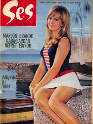 Ses Dergisi 8 Ekim 1966 Sayı 41 - Kapak Filiz Akın, Marlon Brando Kadınlardan Nefret Ediyor, Göksel Arsoy Ve Türkan Şoray, Natalie Wood NDR81930 - Gökçekoleksiyon