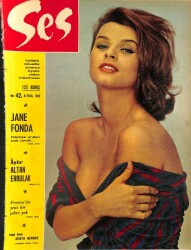 Ses Dergisi 8 Eylül 1962 - Santa Berger, Sonja Cordeau, Carole Lesley, Jane Fobda NDR84890 - Gökçekoleksiyon