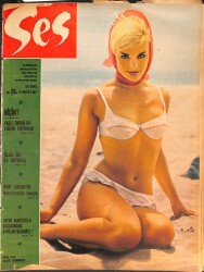 Ses Dergisi Sayı 26 / 19 Mayıs 1962 - Sophia Loren ve Carlo Ponti - Cilalı İbo İle Röportaj NDR88162 - Gökçekoleksiyon