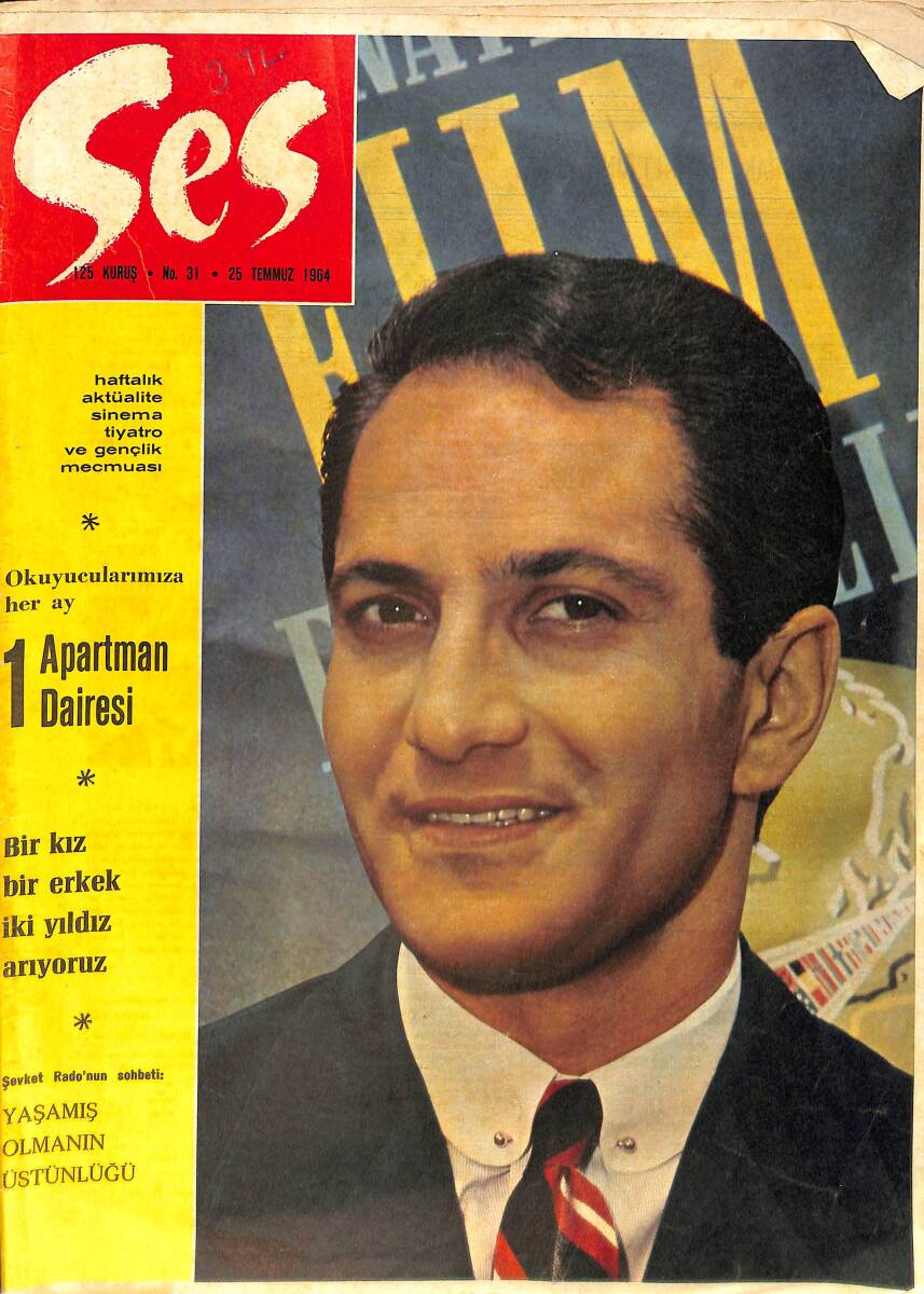 Ses Dergisi Sayı 31 25 Temmuz 1964 - Prenses Margaret, Erol Taş Ve Turgut Özatay, Hayley Mills Posteri NDR91743 - 1