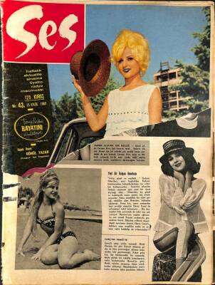 Ses Dergisi Sayı 43 15 Eylül 1962 - Necdet Tosun - Orhon Arıburnu - Fatma Girik Perukayla Oynadı - NDR68918 - 1