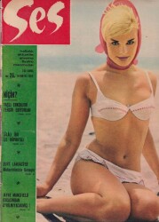 Ses Dergisi Sayı26 19 Mayıs 1962 Elke Sommer, Cilali İbo, Jayne Mansfield, Sinatra, Fatma Girik Film Çekiyor, Alfred Hitchcock NDR46462 - 2