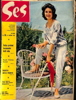 Ses Dergisi Sayı30 16 Haziran 1962 Françoise Brion İstanbulda, Robert Taylor, Rhonda Fleming NDR68752 - 1