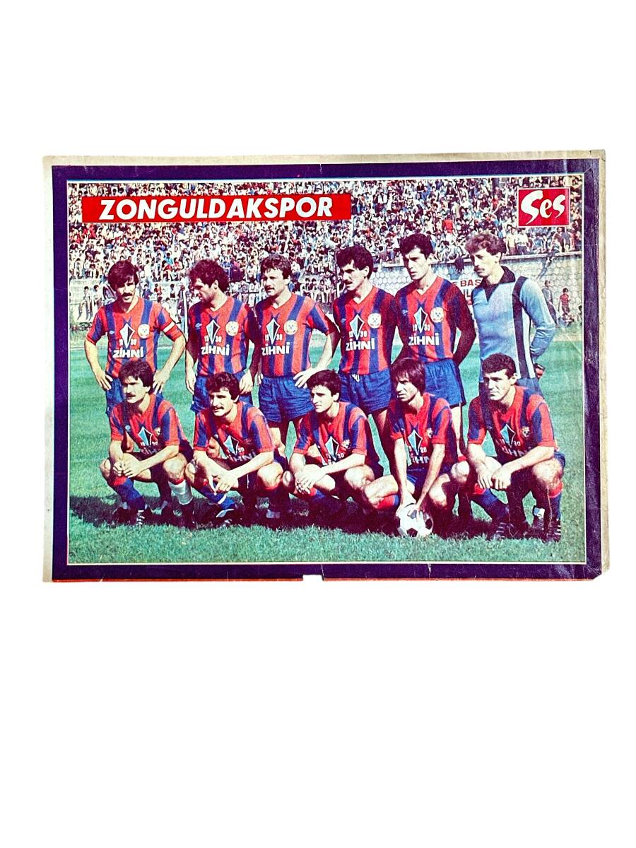 Ses Dergisi Zonguldakspor Oyuncu Kadrosu Poster KRT23287 - 1