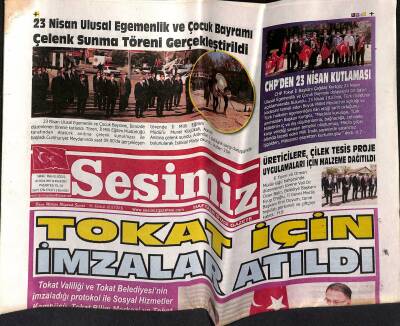 Sesimiz Gazetesi 26 Nisan 2021 - Tarihi Tokat Kalesi İçin İmzalar Atıldı GZ125087 - 1