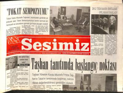 Sesimiz Gazetesi 8 Ekim 2012 - Taşhan Tanıtımda Başlangıç Noktası GZ79918 - 1