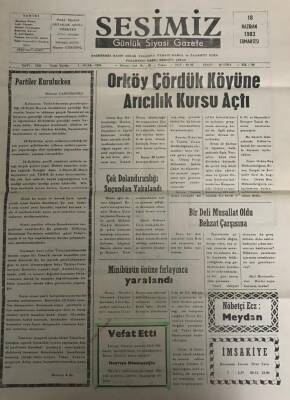 Sesimiz Günlük Siyasi Gazete 18 Haziran 1983-Almanya Ve Türkiye Arasında ,Karayolları Taşımacılığı Konusunda Bir Anlaşma İmzalandı GZ45521 - 2