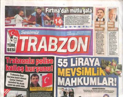 Sesimiz Trabzon Gazetesi 16 Ağustos 2015 - Selda Bağcandan Hırsızlık Suçlaması GZ105185 - 1