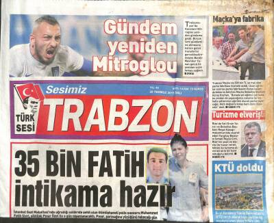 Sesimiz Trabzon Gazetesi 28 Temmuz 2015 - Ünlü Şarkıcı Whitney Houstonun Kızı Hayatını Kaybetti GZ105584 - 1