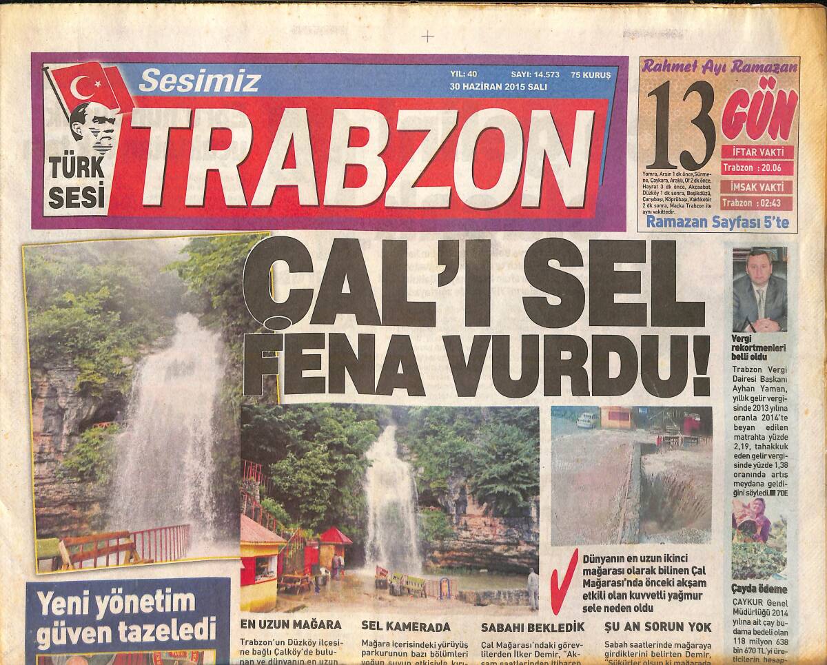 Sesimiz Trabzon Gazetesi 30 Haziran 2015 - 16 İlde Fındık Araştırılıyor - Mexes'e Son Söz Söylendi GZ159740 - 1