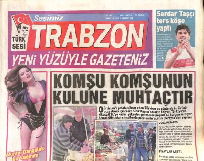 Sesimiz Trabzon Gazetesi 9 Mayıs 2015 - Serdar Taşçı Ters Köşe Yaptı - Yanal Beyin Yıkıyor - Cardozonun Sabrı Kalmadı GZ124507 - 1