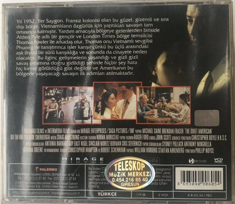 Sessiz Amerikalı VCD Film VCD13493 - 2