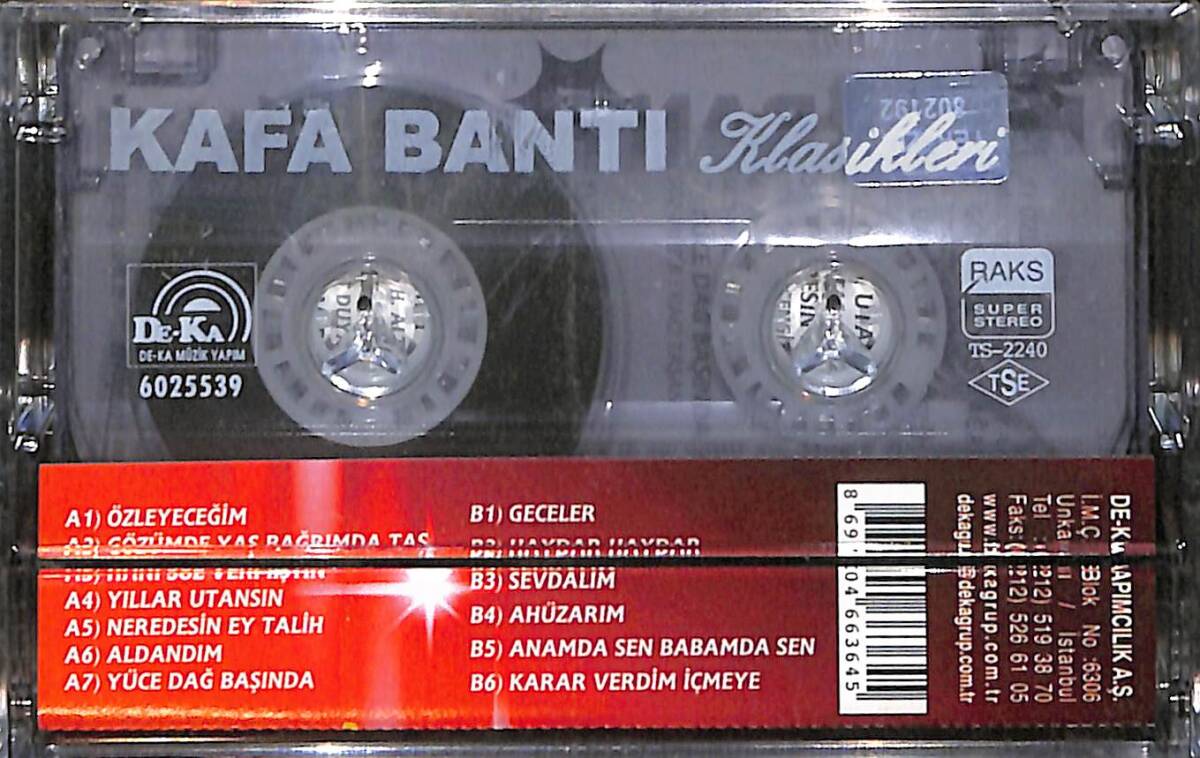 Sevdiğiniz Yıldızlarla Kafa Bantı Klasikleri Kaset (Sıfır) KST28664 - 2