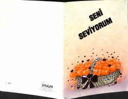 Sevgi Temalı Açılır Kapaklı Kartpostal KRT2103 - 2