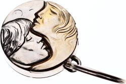 Sevgi Temalı Eski Anahtarlık ( 2 Parça) AKS384 - 4