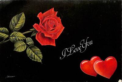Sevgi Temalı Kartpostal KRT15769 - 1