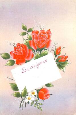 Sevgi Temalı Kartpostal KRT15967 - 1