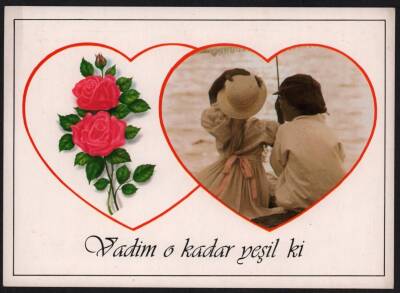 Sevgi Temalı Kartpostal KRT2053 - 1