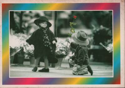 Sevgi Temalı Kartpostal KRT2058 - 1
