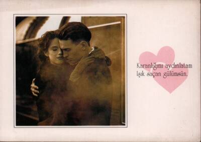 Sevgi Temalı Kartpostal KRT2085 - 1