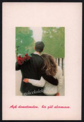 Sevgi Temalı Kartpostal KRT2086 - 1