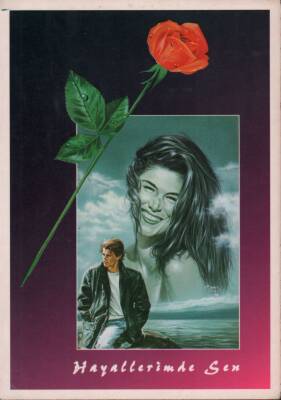 Sevgi Temalı Kartpostal KRT2121 - 1