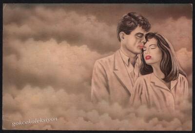 Sevgi Temalı Kartpostal KRT2165 - 1