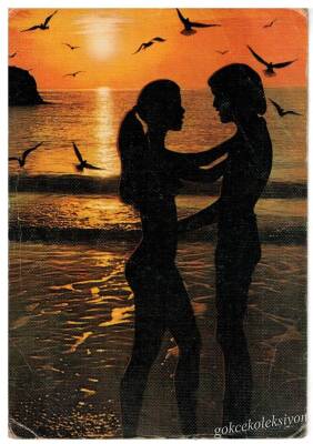 Sevgi Temalı Kartpostal KRT2202 - 1
