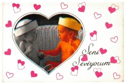 Sevgi Temalı Kartpostal KRT2220 - Gökçekoleksiyon