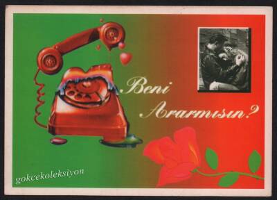 Sevgi Temalı Kartpostal KRT2224 - 1