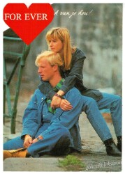 Sevgi Temalı Kartpostal KRT2233 - Gökçekoleksiyon