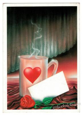 Sevgi Temalı Kartpostal KRT2253 - 1