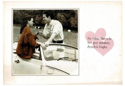 Sevgi Temalı Kartpostal KRT9742 - 1