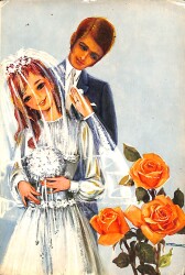 Sevgi Temalı Kartpostal (Küçük Boy) KRT21392 - Gökçekoleksiyon