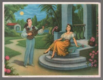 Sevgi Temalı Orta Boy Eski Kartpostal KRT5266 - 1