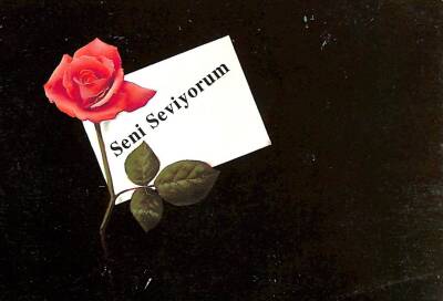 Sevgi Ve Çiçek Temalı Kartpostal KRT15328 - 1