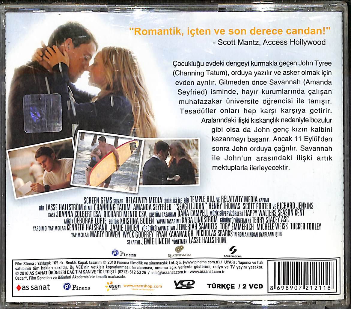 Sevgili John VCD Film (İkinci El - 10/9) VCD26413 - 2
