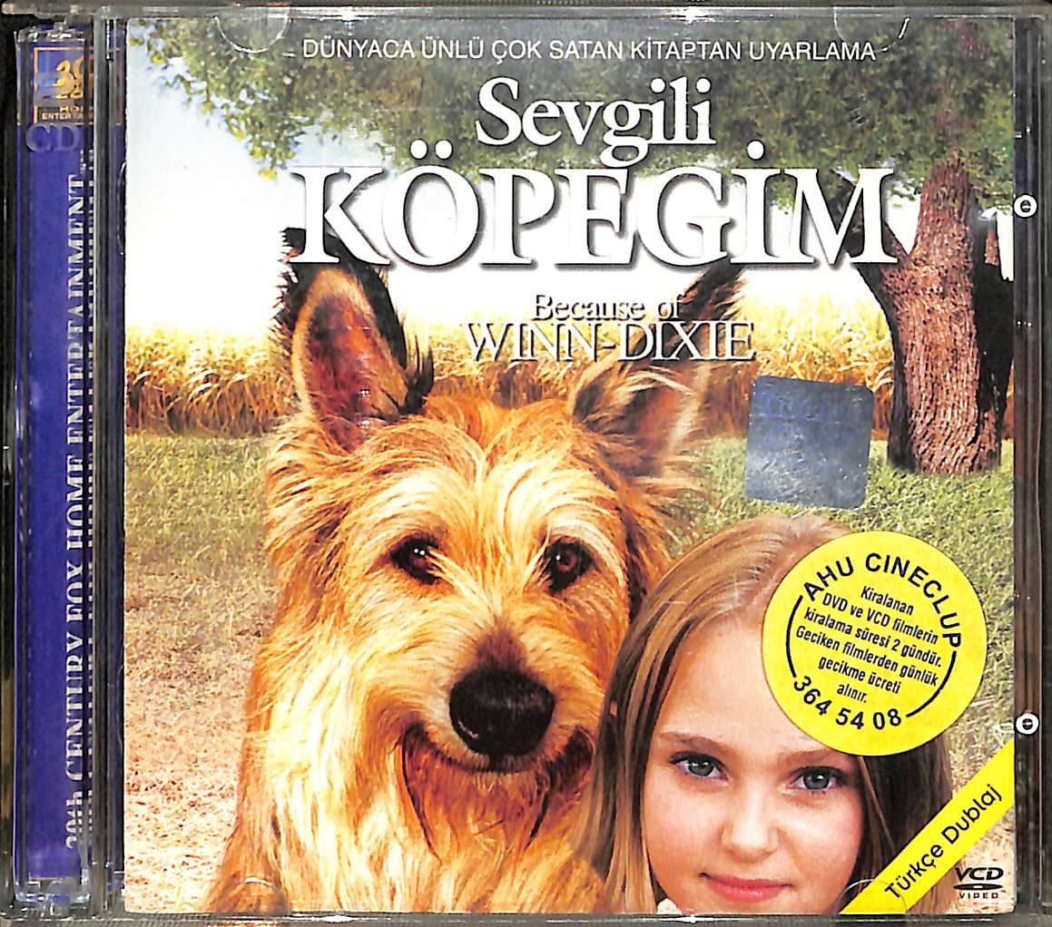 Sevgili Köpeğim – Because of Winn-Dixie (2005) Orijinal VCD Film VCD28674 - 1