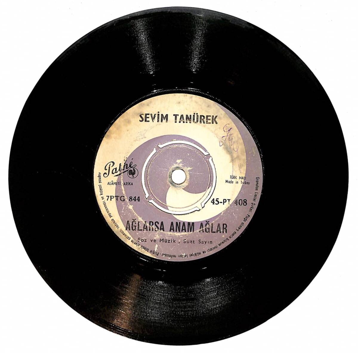 Sevim Tanürek – Ağlarsa Anam Ağlar & Nasibim Yok Artık Plak (10/6.5) PLK26944 - 1