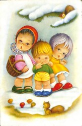 Sevimli Arkadaşlar Kartpostal KRT12413 - Gökçekoleksiyon