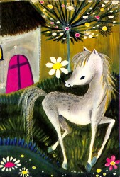 Sevimli At Temalı Kartpostal (Küçük Boy) KRT21383 - Gökçekoleksiyon