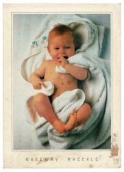 Sevimli Bebek Büyük Boy Kartpostal KRT9206 - Gökçekoleksiyon