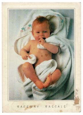 Sevimli Bebek Büyük Boy Kartpostal KRT9206 - 1